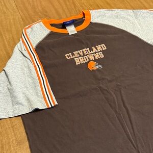 Vintage NFL Cleveland Browns Tee with Orange Trim